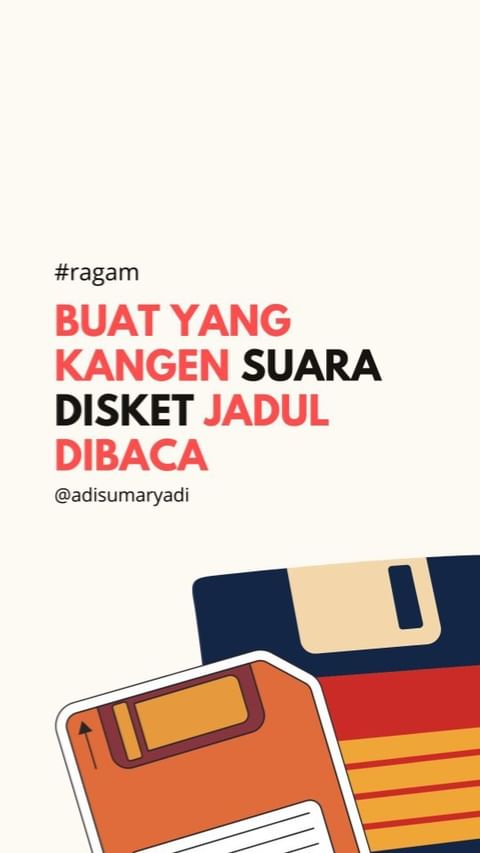 Buat yang kangen suara Disket 