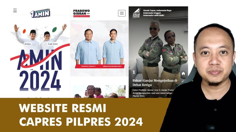 Inilah Website Resmi Capres Cawapres Pilpres 2024